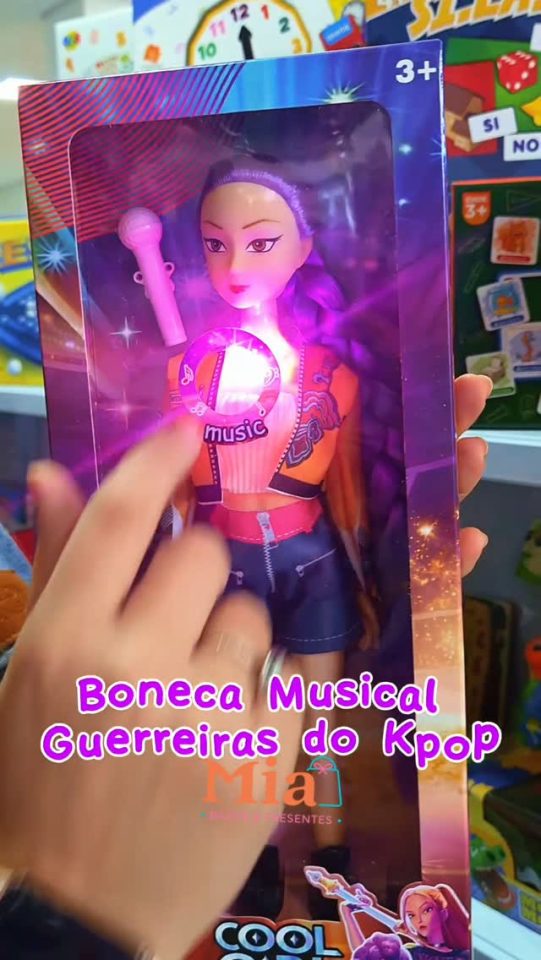 Rumi das Guerreiras do K-pop: uma personagem para presentear fãs — imagem publicada pela Mia