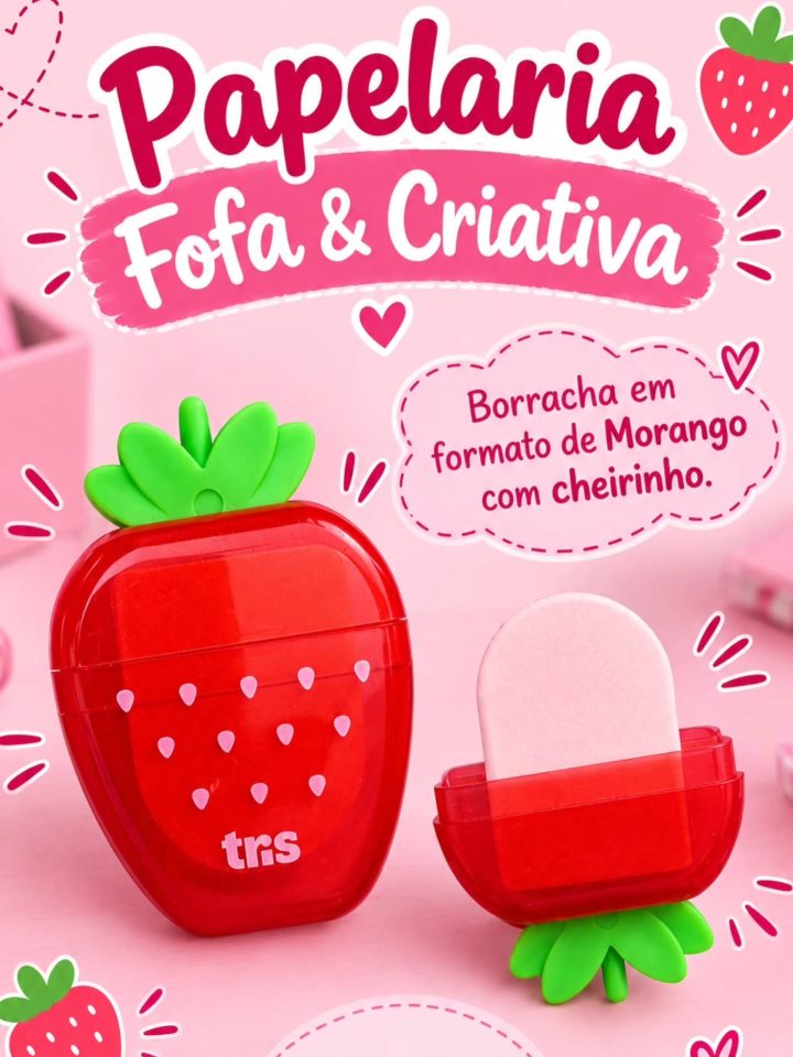 🍓 Nem morango do amor, nem morango cravejado!