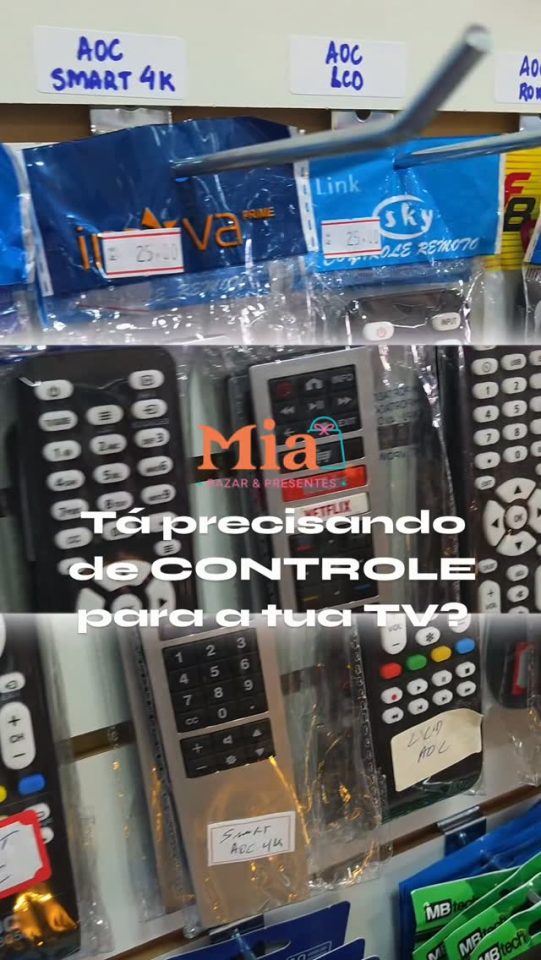Controle para TV: o modelo certo começa pela conferência — imagem publicada pela Mia