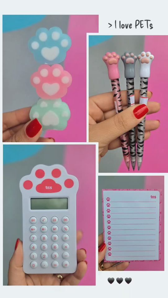 Papelaria de patinhas: detalhes para quem ama pets — imagem publicada pela Mia