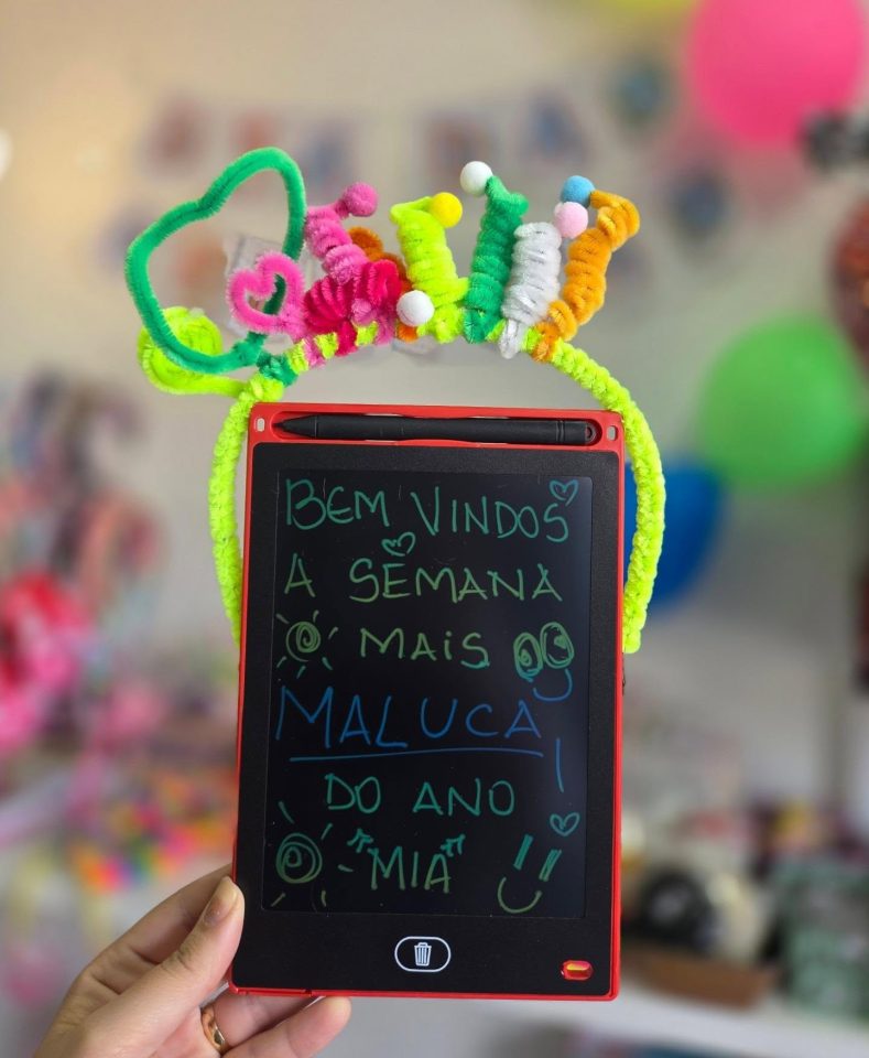 🌈🥳 Estamos oficialmente na SEMANA MALUCA!! Sejam bem vindos, mamães e papais! 🤩🎀🥳🌈🧡🩵🩷