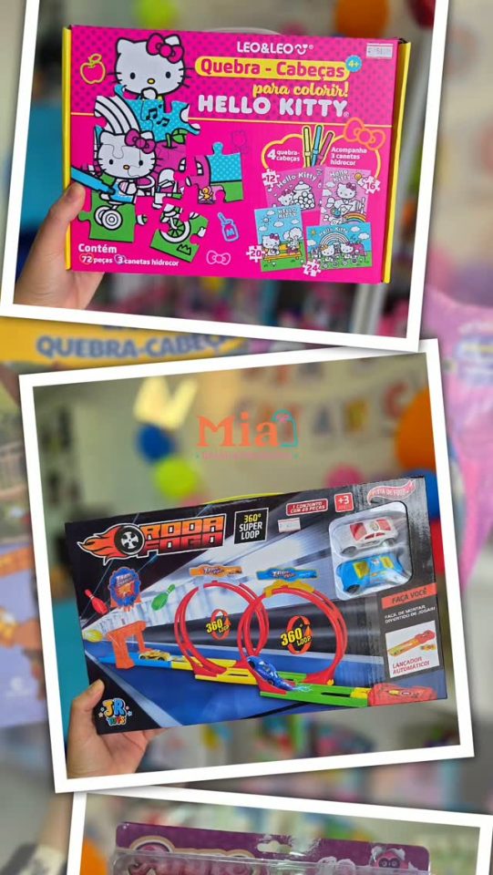 Jogos e brincadeiras: escolha o presente pelo encontro que você quer criar — imagem publicada pela Mia